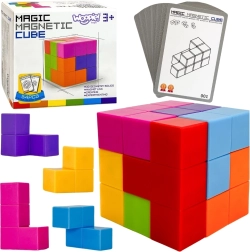 Woopie magnetische Tetris-kubus met opdrachtkaarten