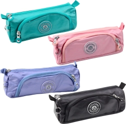 Schulmäppchen mit zwei Fächern und Anhänger