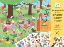 Set met wrijfplaatjes Feestjes DJECO