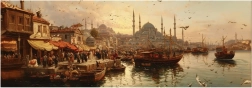 Panoramic Puzzle Old Istanbul 1000 Pieces ANATOLIAN