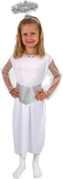Kinderkostuum Engel met aureool en riem