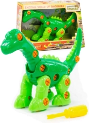 Dinosaure Diplodocus démontable avec vis – kit de construction