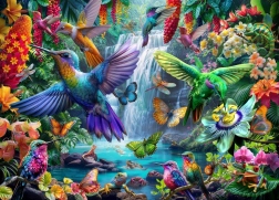 Tropical Hummingbirds Puzzle 500 Pieces