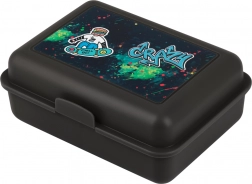 Lunchbox zwart Chill Out CRAZY