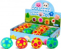 Kleurvolle antistressbal 7 cm