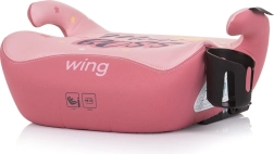 Chipolino zitverhoger Wing i-Size 125–150 cm met Isofix – Roze
