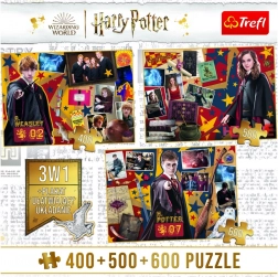 Puzzel Harry Potter, Ron en Hermelien 3 in 1