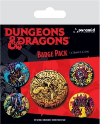 Set DUNGEONS & DRAGONS-badges