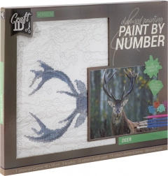 Diamantschilderen hert - 40 x 50 cm