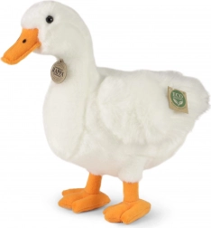Rappa plush white duck 33 cm eco-friendly