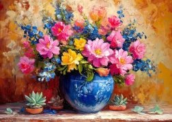 Enjoy puzzle Blushing Corner 1000 pieces