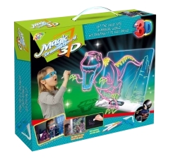 3D Drawing Board with Dinosaurs