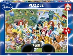 Puzzle Educa Monde incroyable Disney II 1000 pièces