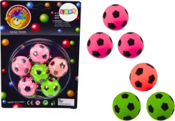 Set rubberen voetballen 6 stuks