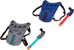 Waterpistool met pomp en vest 33 cm, set voor buitenplezier