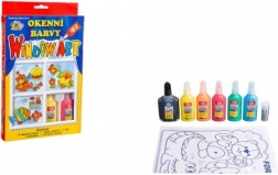 Creatoys peelable window paints 6×20 ml