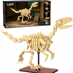 Kit de construction CaDA fossiles de dinosaures : Vélociraptor, 256 pièces