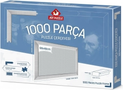 Puzzel lijst 68x48 cm wit