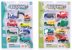 Set of 8 Pull-back Vehicles