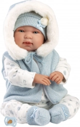 Realistische newborn pop Llorens met geluiden 44 cm