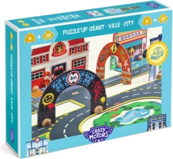 Djeco Puzzl’Up City – road and city track puzzle (33 pieces)
