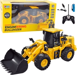 Bulldozer RC télécommandé jaune
