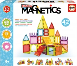 EDUCA Jeu de construction magnétique Magnetics 42 pièces