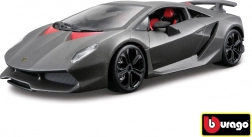 Modèle de voiture Bburago Lamborghini Sesto Elemento 1:24 gris