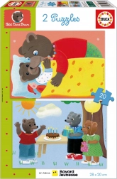 EDUCA Puzzle Little Bear 2x20 Pieces