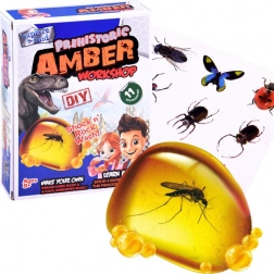 Creatieve set Prehistorische barnsteen