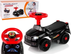 Kids ride-on with horn – black