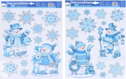 Raam kerstdecoratie 41 × 29 cm