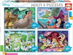 Educa Puzzle Disney Contes 4-en-1