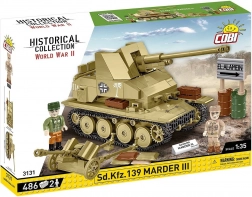 Bouwset Sd.Kfz. Marder III – tankjager (486 onderdelen)