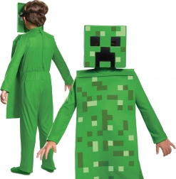 Kinderkostuum Creeper uit de game Minecraft 127–136 cm (7–8 jaar)