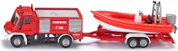 Siku Super Fire Truck UNIMOG with Boat – model 1:87