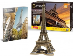 3D-Puzzle CUBICFUN National Geographic Eiffelturm 80 Teile