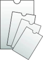 Transparante documentenhoes 86x111mm
