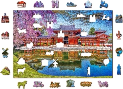 Houten puzzel WOODEN CITY tempel BYODO‑IN, Kyoto – 505 stukjes