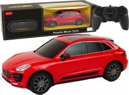 RC auto Porsche Macan Turbo 1:24 Rastar – Rood