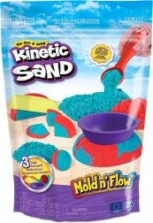 Kinetisch zand - Tweekleurig kinetisch zand met accessoires