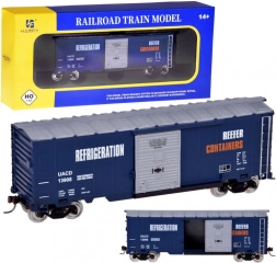Model koelgoederenwagen H0 1:87 met kast en schuifdeuren
