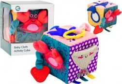 Cube sensoriel bruissant Animaux marins Interactif éducatif