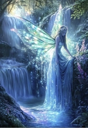 Puzzle Ruhige Wasserfälle 1000 Teile