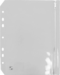 Transparante ritstas A5