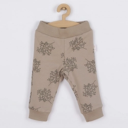 Babykatoenen joggingbroek Nicol Ella beige