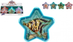 Teddies knikkerlabyrint ster – zakformaat puzzel voor kinderen (mix van kleuren)