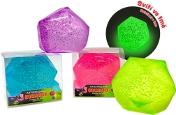 Antistressdiamant GLUMI die in het donker licht