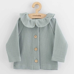 Baby cardigan with buttons New Baby Laura grey 68 (4–6 m)