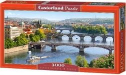 Puzzel Vltava-bruggen in Praag